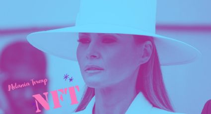 Melania Trump COMPRÓ su propio NFT porque nadie ofertó por él, asegura investigación cripto