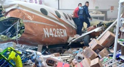 Bodega Aurrerá en Temixco sufre ACCIDENTE de película: AVIONETA se estrella sobre la tienda