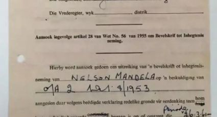 Museo vende NFT de la orden de arresto de Nelson Mandela de 1962 por 130,000 de dólares