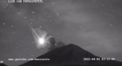¿Un METEORITO en el Volcán Popocatépetl? Así fue el momento de su fugaz aparición (VIDEO)