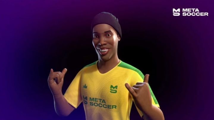 Ronaldinho ya tiene su NFT en MetaSoccer, el primer metaverso de fútbol