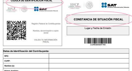 ¿Qué documentos necesito para sacar una CONSTANCIA de SITUACIÓN FISCAL en línea en el SAT?