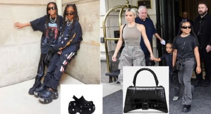 North West: Hija de Kim Kardashian luce LUJOSOS Crocs y bolsa Balenciaga en París; esto cuestan