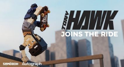 Tony Hawk llega a The Sandbox en forma de NFT: crearán el SKATEPARK más grande del METAVERSO