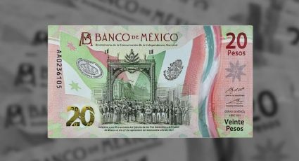 ¡Por un error! Entregan hasta 500 mil pesos por este billete conmemorativo de 20 pesos