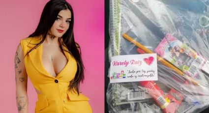 Karely Ruiz solidaria: Ahora regala kits de regreso a clases a familias necesitadas en Nuevo León