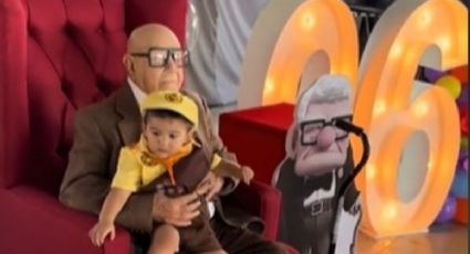 Abuelito festeja sus 96 años con fiesta temática de la película Up y VIDEO se vuelve viral en TikTok