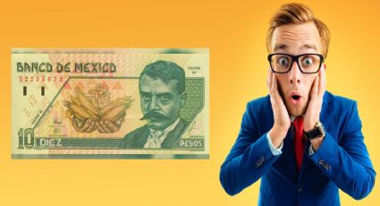 Billete de 10 pesos mexicano de Emiliano Zapata se vende en 100 MIL pesos