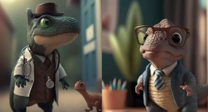 Dinosaurios con profesiones: este es el origen de las imágenes que se volvieron VIRAL en redes sociales