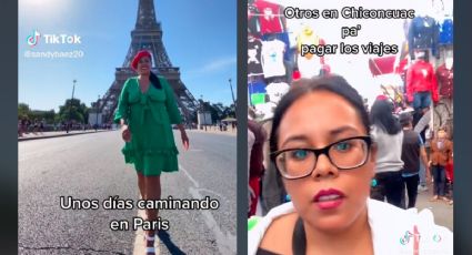 Maestra se vuelve VIRAL tras mostrar su viaje a París vendiendo ropa de Chiconcuac | VIDEO