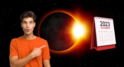 Eclipse anular de sol: ¿qué es, qué DÍA de octubre 2023 se podrá ver en México y a qué HORA?