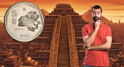 Por su diseño con importante Dios azteca, moneda de 5 pesos se vende en 700 mil en internet