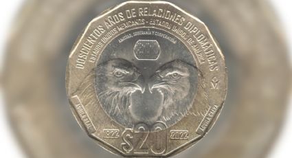 ¿Cómo saber si mi moneda conmemorativa de 20 pesos con doble águila es valiosa?