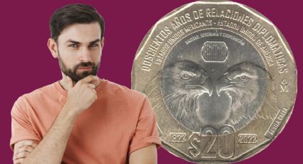 Cuál es el valor real de la MONEDA de 20 pesos que vale más de 4 millones por su diseño con dos águilas