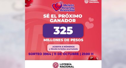 Resultados Melate, Revancha y Revanchita 3964 HOY 11 de octubre 2024: GANADORES