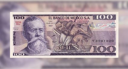 El billete de 100 pesos de 1981 con Venustiano Carranza que ahora vale miles de pesos