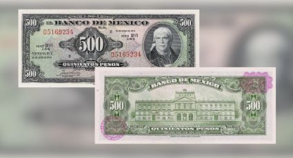 El billete antiguo de 500 pesos que se vende por casi 200 mil por esta razón