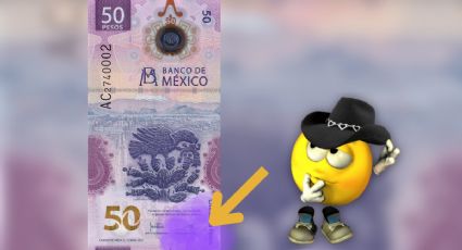 La extraña mancha del billete de 50 del ajolote; ¡ahora cuesta 2 millones y medio!