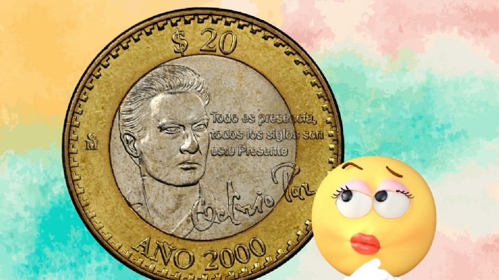 El valor real de la moneda de 20 pesos que se vende en 350 mil por tener al ganador de un premio Nobel