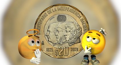 Moneda conmemorativa de 20 pesos vale casi 3 millones por sus tres cabezas