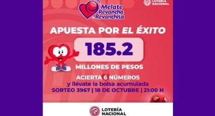 Resultados Melate, Revancha y Revanchita 3967 HOY 18 de octubre 2024: GANADORES