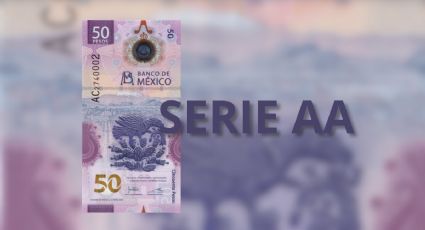 ¿¡985 millones!? Venden este billete de 50 pesos del ajolote de la serie AA