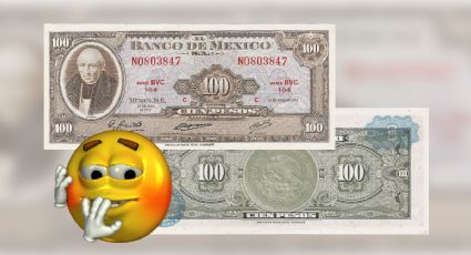 El poco común y extraño billete de 100 pesos de Miguel Hidalgo que se vende en 100 mil