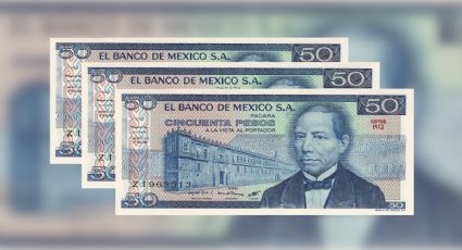 El billete antiguo de 50 pesos que aumentó más de mil 500 veces su valor y se vende en esta cantidad