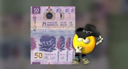 Los nueve billetes de 50 pesos de la serie AA que se venden en 4 millones y medio