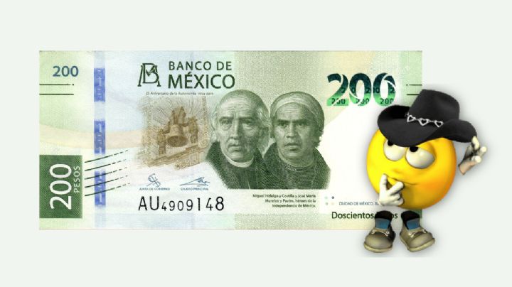 El billete de 200 pesos con el número de serie que elevó su precio a los 3 millones