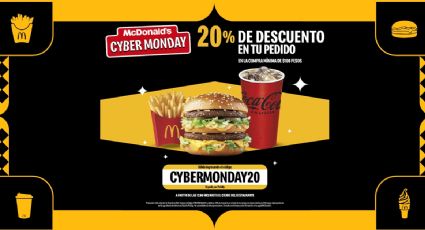 ¡Celebra App Friday y Cyber Monday con la app de McDonald's! Ofertas exclusivas y deliciosas sorpresas te esperan