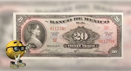 ¡Parece dólar! El billete de 20 pesos que se venden en esta gran suma por tener a una insurgente de la Independencia