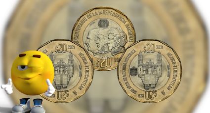 La triada de monedas de la Caída de México-Tenochtitlan y el Bicentenario de la Independencia que se vende en 8 millones