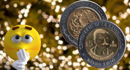 Moneda de 5 pesos se vende en 600,000 por su diseño de presidente que solo gobernó 7 meses