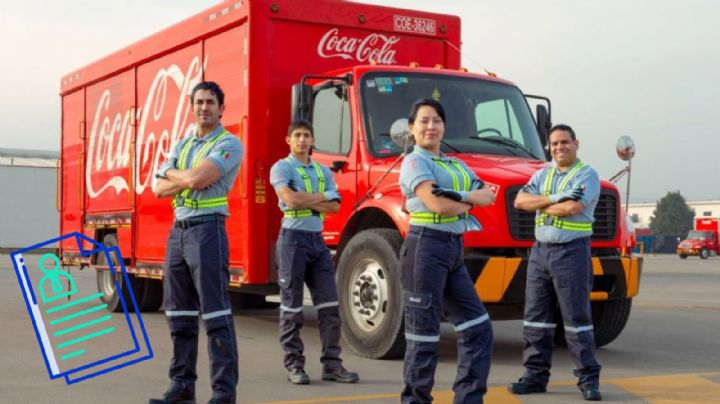 Coca Cola lanza EMPLEO para personas con preparatoria; sueldo de 11,000 pesos más atractivos bonos