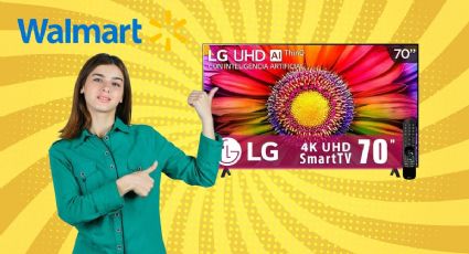 Walmart REMATA televisor LG de 70 pulgadas, así puedes ahorrar 6 mil pesos