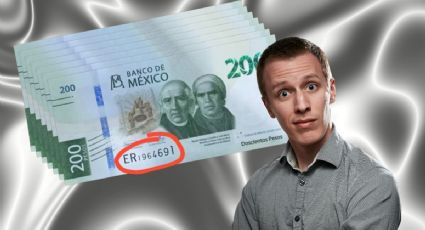 Este billete de 200 pesos mexicanos se vende en 200 mil pesos por su numeración palíndroma