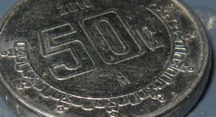 El error de la moneda de 50 centavos que compre en 50 mil pesos	