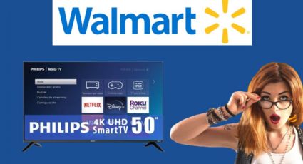 Walmart remata esta pantalla Philips de 50 pulgadas; cuesta hasta 3500 pesos menos