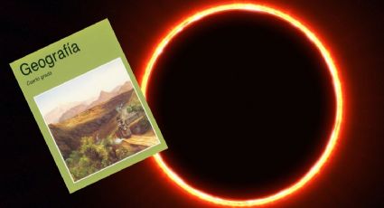 Así es el libro de Geografía de la SEP que “predijo” el eclipse solar que ocurrirá el 8 de abril de 2024