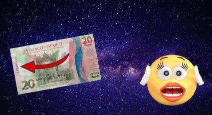 Por su inusual número de la SUERTE, venden BILLETE 20 pesos en un millón de pesos