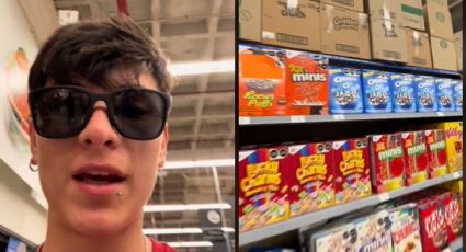 Argentino queda impresionado de Walmart México: ¡mira todos los cereales que hay!