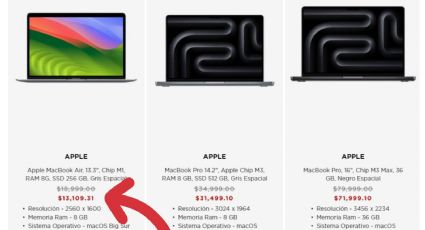 Palacio de Hierro remata esta MacBook Air en 13 mil pesos