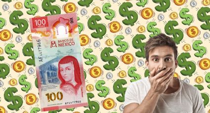 El BILLETE de 100 pesos que vale más de un millón porque nunca ha circulado