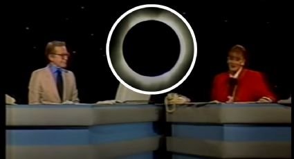 Así fue como Jacobo Zabludovsky y Talina Fernández transmitieron el ECLIPSE SOLAR DE 1991| VIDEO