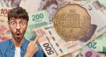 Por ERROR de acuñación venden moneda de 50 centavos en 7 millones de pesos