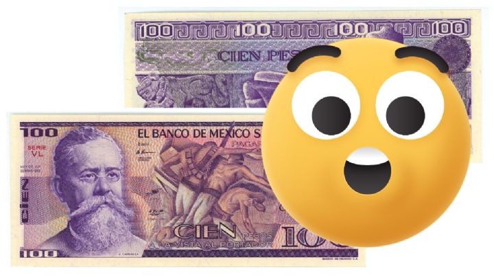 El billete antiguo de 100 pesos que vale hasta 600 mil por su imagen maya de Chac Mool