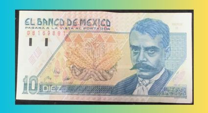 Piden hasta un millón por este billete de 10 pesos