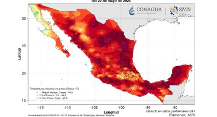 Conagua da a conocer los municipios donde se han registrado las más altas temperaturas en la tercera ola de calor