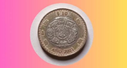 Esta moneda de 10 pesos del 'milenio' se vende en miles de pesos entre los coleccionistas